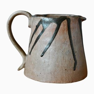Brutalistischer Keramikkrug aus Steingut