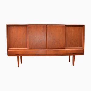 Danish Teak Highboard, 1960s
