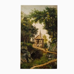 Countryside Landscape, Oil on Canvas, 1880