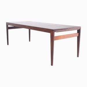 Mesa de centro de palisandro atribuida a Johannes Andersen, Dinamarca, años 60