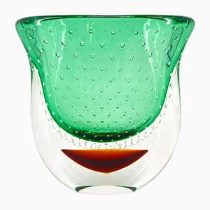 Vase Artistique Gran Sommerso en Verre Soufflé de Murano par 1295 Murano