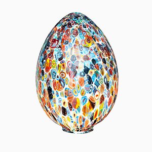 Veneziane Table Lamp in Murano Blown Glass by 1295 Murano