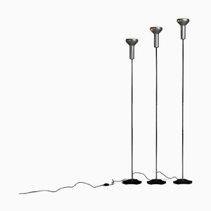 1073 Floor Lamps attributed to Gino Sarfatti for Arteluce, Italy, 1956, Set of 3