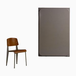 Elemento di facciata in smalto attribuito a Jean Prouvé, Francia, 1965