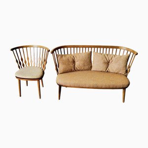 Set of Nub Bench Sofa and Chair by Patricia Urquiola for Andreu World