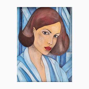 Christopher Barrow, Sarah, Pintura al óleo, 2024