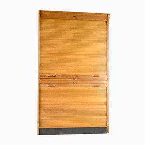 Tambour Fronted Bookcase from Soennecken, 1920s