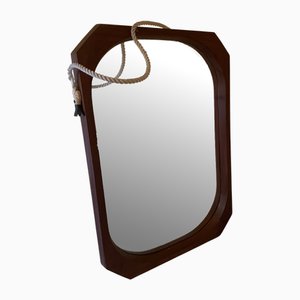 Octagonal Wall Mirror by Carlo Graffi & Franco Campo for the HOME, Italy, 1960s