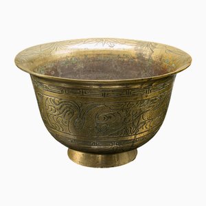 Chinese Art Deco Jardiniere or Bowl in Bronze, 1930s