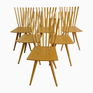 Mikado Stühle von Johannes Foersom & Peter Hiort-Lorenzen für Fredericia Stolefabrik, 6 . Set