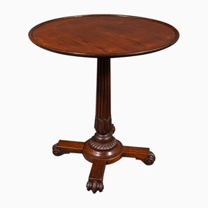 Mesa auxiliar William IV antigua pequeña inglesa, 1835