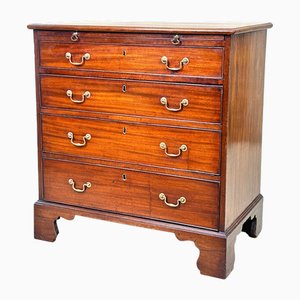 Small Georgian Mahogany Chest with Slide, 1760
