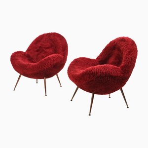 Set of Easy Chairs by Fritz Neth for Correcta, 1955
