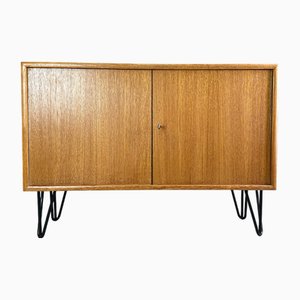 Aparador Hairpin Mid-Century de teca de Wk Möbel, años 60