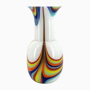 Rainbow Vase in Murano Artistic Glass by 1295 Murano