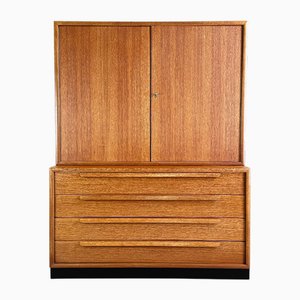 Estantería Mid-Century de teca de Wk Möbel, años 60