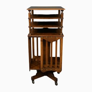 Walnut Revolving Bookcase from G.Lancelin, 1890s