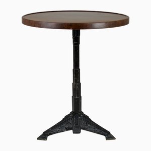 Table de Bistrot en Fonte avec Plateau en Bakélite deLouis Vuitton, France, 1930s