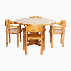 Esszimmer Set von Rainer Daumiller für Hirtshals Savværk, 1970er, 5er Set
