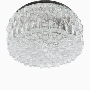 Bubble Glass Wall Lamp or Flush Mount from Limburg, Germany, 1960s