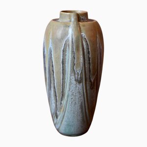 Art Nouveau Draped Vase from Denbac, France, 1920s