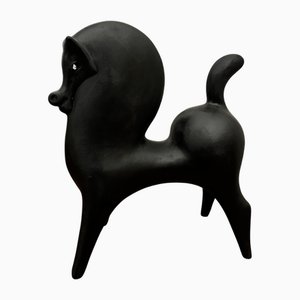 Vintage Ceramic Dog by Roberto Rigon, 1950s
