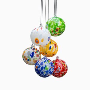 Murano Glass Christmas Ornaments from Ribes the Art of Glass, 2004, Set of 6