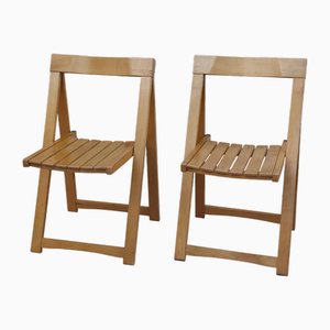 Vintage Klappstühle von Aldo Jacober für Alberto Bazzani, 1960, 2er Set
