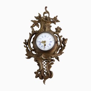 Gilded Bronze Wall Clock