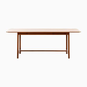 Desk in Mahogany and Brass attributed to Josef Frank, 1950s
