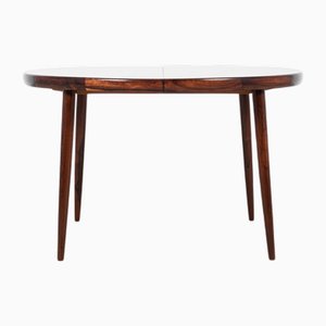 Mesa de comedor extensible danesa Mid-Century de palisandro atribuida a VV Møbler, años 60