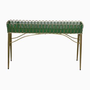 Support pour Plante Vintage en Laiton, Italie, 1960s