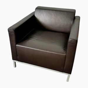 Vintage Italian Chair in Leather