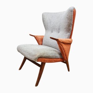 Mid-Century Wingback Lounge Chair, 1960s