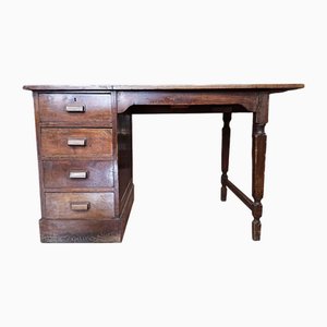School Desk in Oak, Italy, 1930s