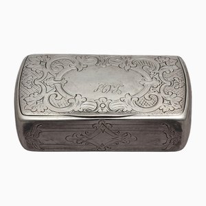 Silver Tobacco Case with Gilding