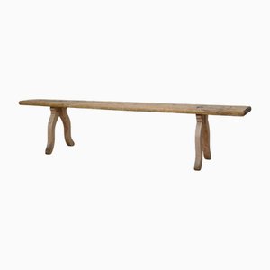 Antique Swedish Folk Art Bench