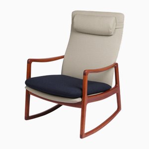 Rocking Chair Fd-160 par Ole Wanscher pour France & Son, Danemark, 1960s