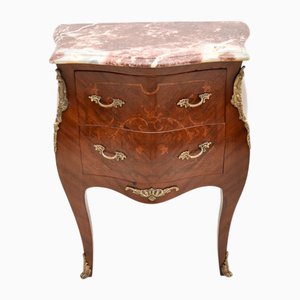 Commode Style Louis XV avec Plateau en Marbre, France, 1950s