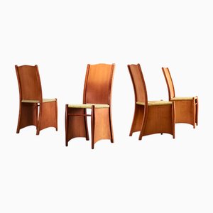 Sillas de comedor Bob Dubois de Philippe Starck para Driade Aleph, 1987. Juego de 4