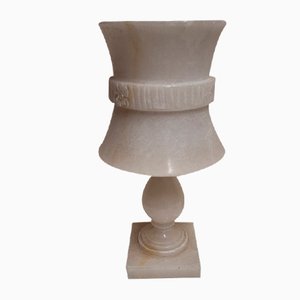 Vintage Tischlampe mit Alabasterkorpus in Form einer Tasse, 1970er