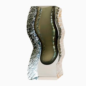 Vase Sommerso en Verre Murano par Alessandro Mandruzzato, Italie, 1970s