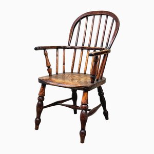 19th Century Childs Ash & Elm Windsor Armchair, 1860s