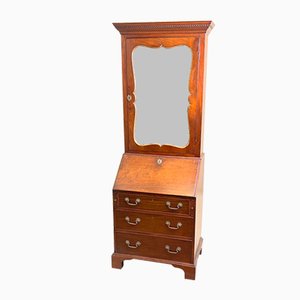 Small Georgian Mahogany Bureau Bookcase, 1740s