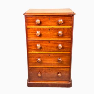 Commode à Tiroirs Victorienne en Acajou, 1850s