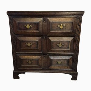 18th Century Oak Jacobean Chest of Drawers, 1680s