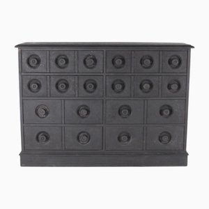 Commode à Tiroirs en Noirci, 1970s