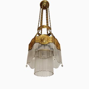 Lampadario della Secessione viennese, Vienna, metà XIX secolo