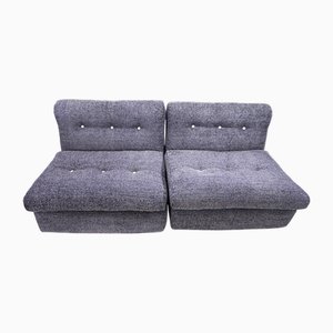 Sillones Amanta de Mario Bellini para B&B Italia / C&B Italia, años 70. Juego de 2