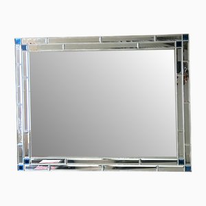 Specchio da toeletta grande con illuminazione, Italia, anni '60